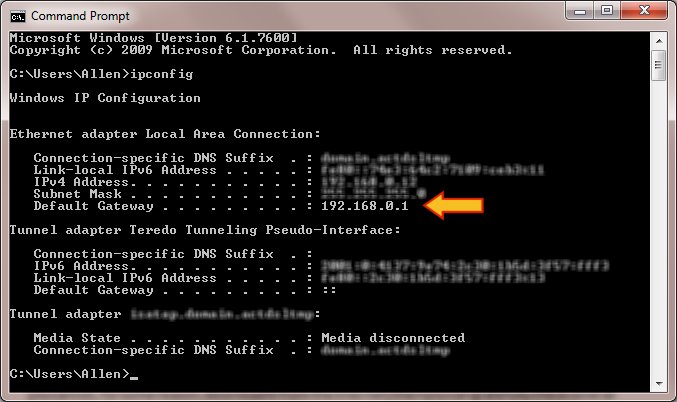 default gateway mac address for google